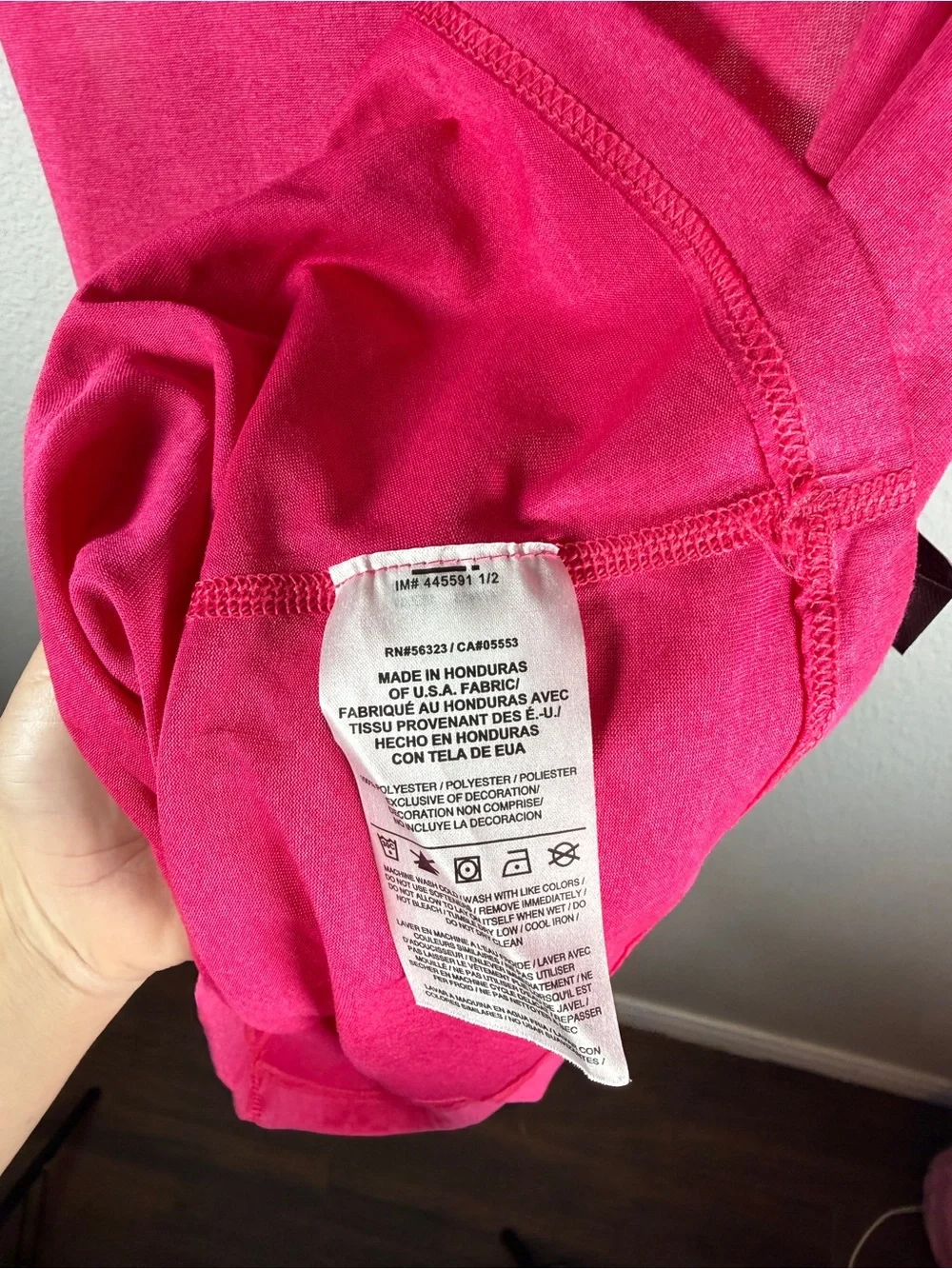 Nike Womens Large Dri-FIT Racerback Athletic Tank Top Bright Pink Hot Pink L NWT